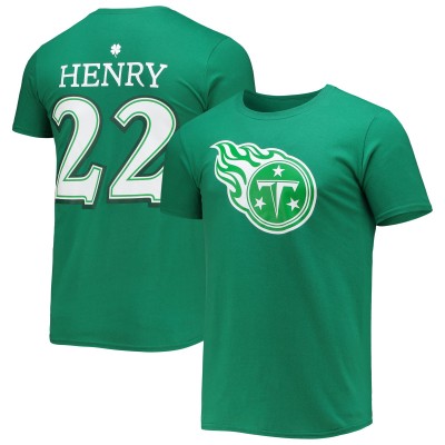 Футболка Derrick Henry Tennessee Titans St. Patricks Day Icon Player - Green