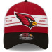 Бейсболка Arizona Cardinals New Era Cardinal/Black Team Banded 39THIRTY