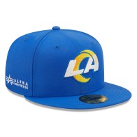 Бейсболка Los Angeles Rams New Era x Alpha Industries Royal Alpha 59FIFTY
