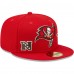 Бейсболка Tampa Bay Buccaneers New Era Identity 59FIFTY - Red