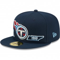 Бейсболка Tennessee Titans New Era Identity 59FIFTY - Navy