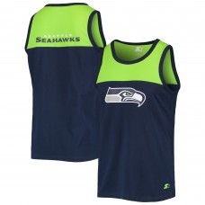 Майка Seattle Seahawks Starter Team Touchdown Fashion - College Navy/Neon Green
