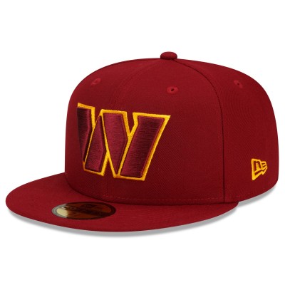 Бейсболка Washington Commanders New Era Team Basic 59FIFTY - Burgundy