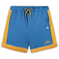 Los Angeles Chargers Starter Fan Favorite Fashion Shorts - Powder Blue/Gold