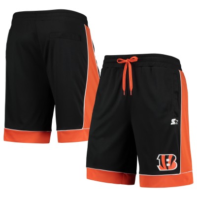 Cincinnati Bengals Starter Black/Orange Fan Favorite Fashion Shorts
