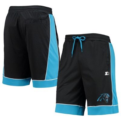 Шорты Carolina Panthers Starter Fan Favorite Fashion - Black/Blue