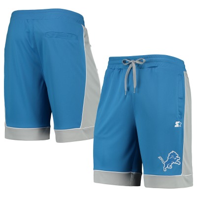 Шорты Detroit Lions Starter Blue/Gray Fan Favorite Fashion