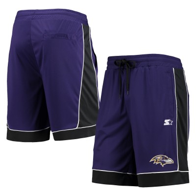 Шорты Baltimore Ravens Starter Purple/Black Fan Favorite Fashion
