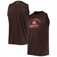 Cleveland Browns MSX by Michael Strahan Rebound Tank Top - Brown