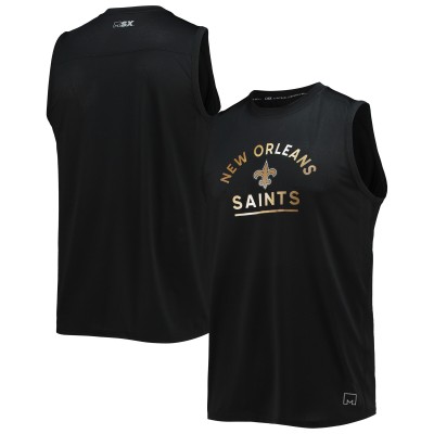 Майка New Orleans Saints MSX by Michael Strahan Black Rebound
