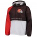 Ветровка на короткой молнии Cleveland Browns Tommy Hilfiger Raglan- Brown/Orange