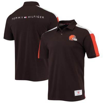 Поло Cleveland Browns Tommy Hilfiger Logan - Brown/Orange