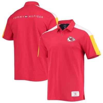 Поло Kansas City Chiefs Tommy Hilfiger Logan - Red/Gold