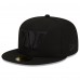 Бейсболка Washington Commanders New Era Black on Black 59FIFTY