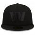 Бейсболка Washington Commanders New Era Black on Black 59FIFTY