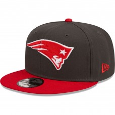 Бейсболка New England Patriots New Era Two-Tone Color Pack 9FIFTY - Graphite/Scarlet