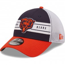 Бейсболка Chicago Bears New Era Team Banded 39THIRTY - Navy/Orange