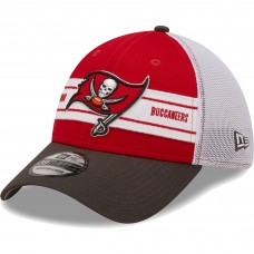 Бейсболка Tampa Bay Buccaneers New Era Team Banded 39THIRTY - Red/Pewter