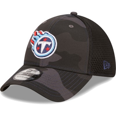 Бейсболка Tennessee Titans New Era  Logo Neo 39THIRTY - Camo/Black