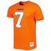Футболка Denver Broncos John Elway Mitchell & Ness Orange Retired Player Logo