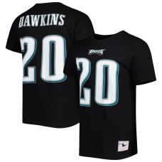 Brian Dawkins Philadelphia Eagles Mitchell & Ness Retired Player Logo Name & Number T-Shirt - Black