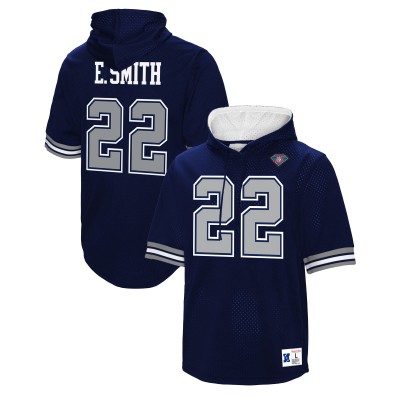 Футболка с капюшоном Emmitt Smith Dallas Cowboys Mitchell & Ness Retired - Navy