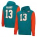 Толстовка Dan Marino Miami Dolphins Mitchell & Ness Retired Player Name & Number - Aqua