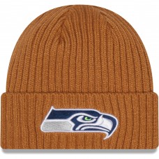 Вязанная шапка Seattle Seahawks New Era Core Classic - Brown