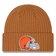 Вязанная шапка Cleveland Browns New Era Core Classic - Brown