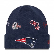 Вязанная шапка New England Patriots New Era Identity - Navy