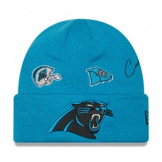 Вязанная шапка Carolina Panthers New Era Identity - Blue