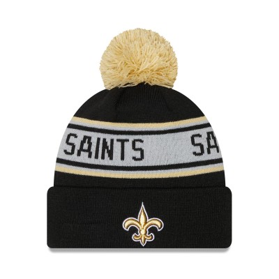 Шапка с помпоном New Orleans Saints New Era  Repeat - Black