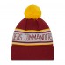 Шапка с помпоном Washington Commanders New Era  Repeat - Burgundy