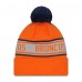 Шапка с помпоном Denver Broncos New Era Orange Repeat