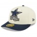Бейсболка Dallas Cowboys New Era 2022 Sideline Low Profile 59FIFTY - Cream/Navy