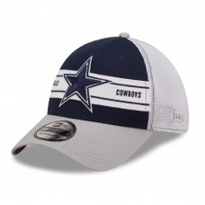 Бейсболка Dallas Cowboys New Era Team Banded 39THIRTY - Navy/Silver