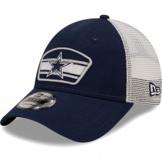 Бейсболка Dallas Cowboys New Era Logo Patch Trucker 9FORTY - Navy/White