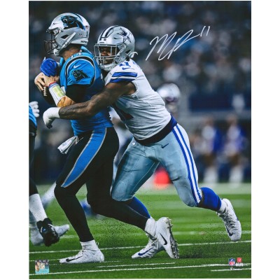 Autographed Dallas Cowboys Micah Parsons Fanatics Authentic 16 x 20 Sack Photograph