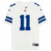 Игровая джерси Autographed Dallas Cowboys Micah Parsons Fanatics Authentic White Nike Limited