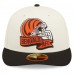 Бейсболка Cincinnati Bengals New Era 2022 Sideline Low Profile 59FIFTY - Cream/Black