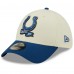 Бейсболка Indianapolis Colts New Era 2022 Sideline 39THIRTY 2-Tone - Cream/Royal