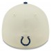 Бейсболка Indianapolis Colts New Era 2022 Sideline 39THIRTY 2-Tone - Cream/Royal