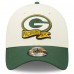 Бейсболка Green Bay Packers New Era 2022 Sideline 39THIRTY 2-Tone - Cream/Green