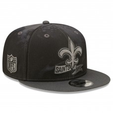 Бейсболка New Orleans Saints New Era Ink Dye Tonal 2022 Sideline 9FIFTY - Black