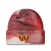 Шапка с отворотом Washington Commanders New Era 2022 Sideline Ink Dye - Burgundy
