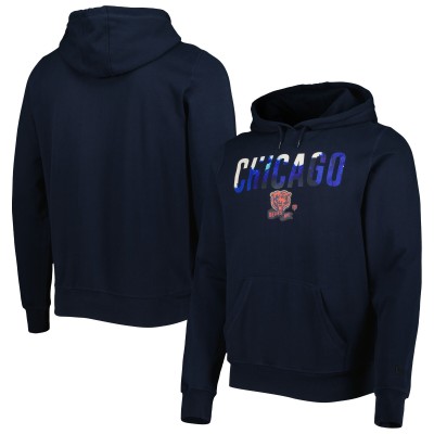 Толстовка Chicago Bears New Era Ink Dye - Navy