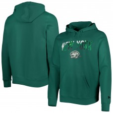 Толстовка New York Jets New Era Ink Dye - Green
