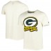 Футболка Green Bay Packers New Era Cream Sideline Chrome