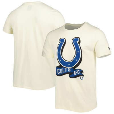 Футболка Indianapolis Colts New Era Sideline Chrome - Cream