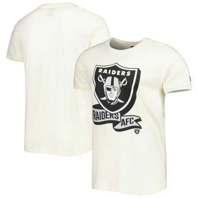 Футболка Las Vegas Raiders New Era Sideline Chrome - Cream